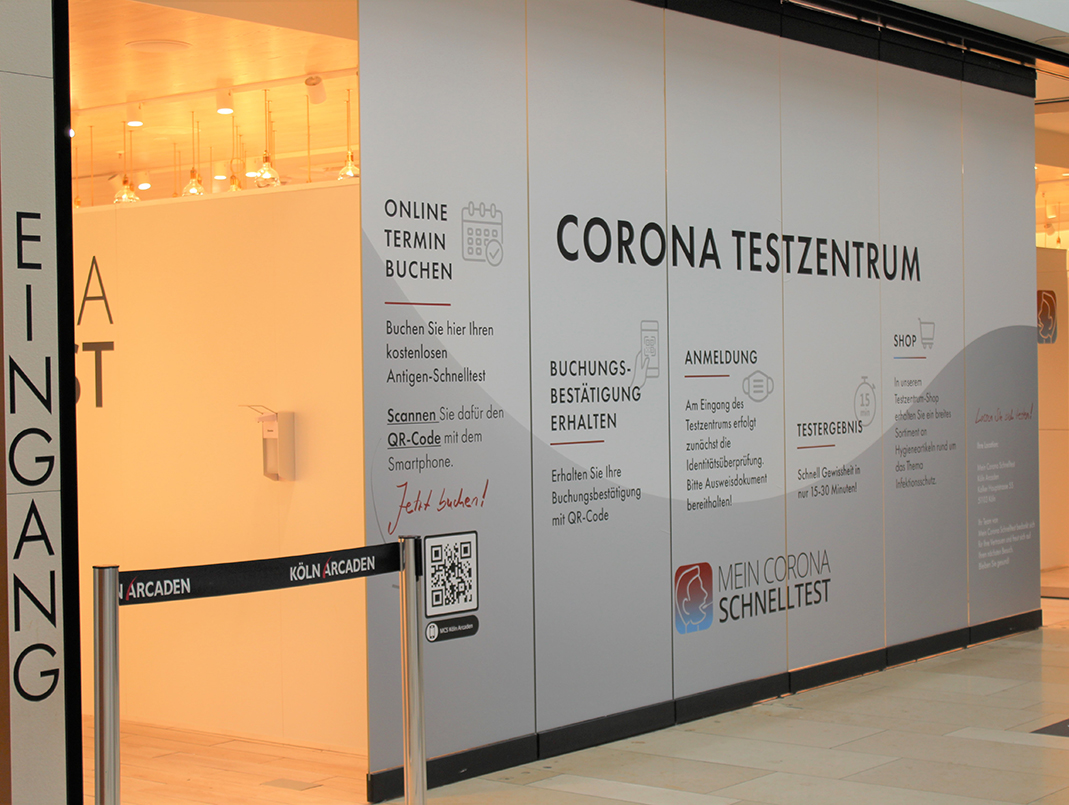 Corona Testzentrum Köln Arcaden